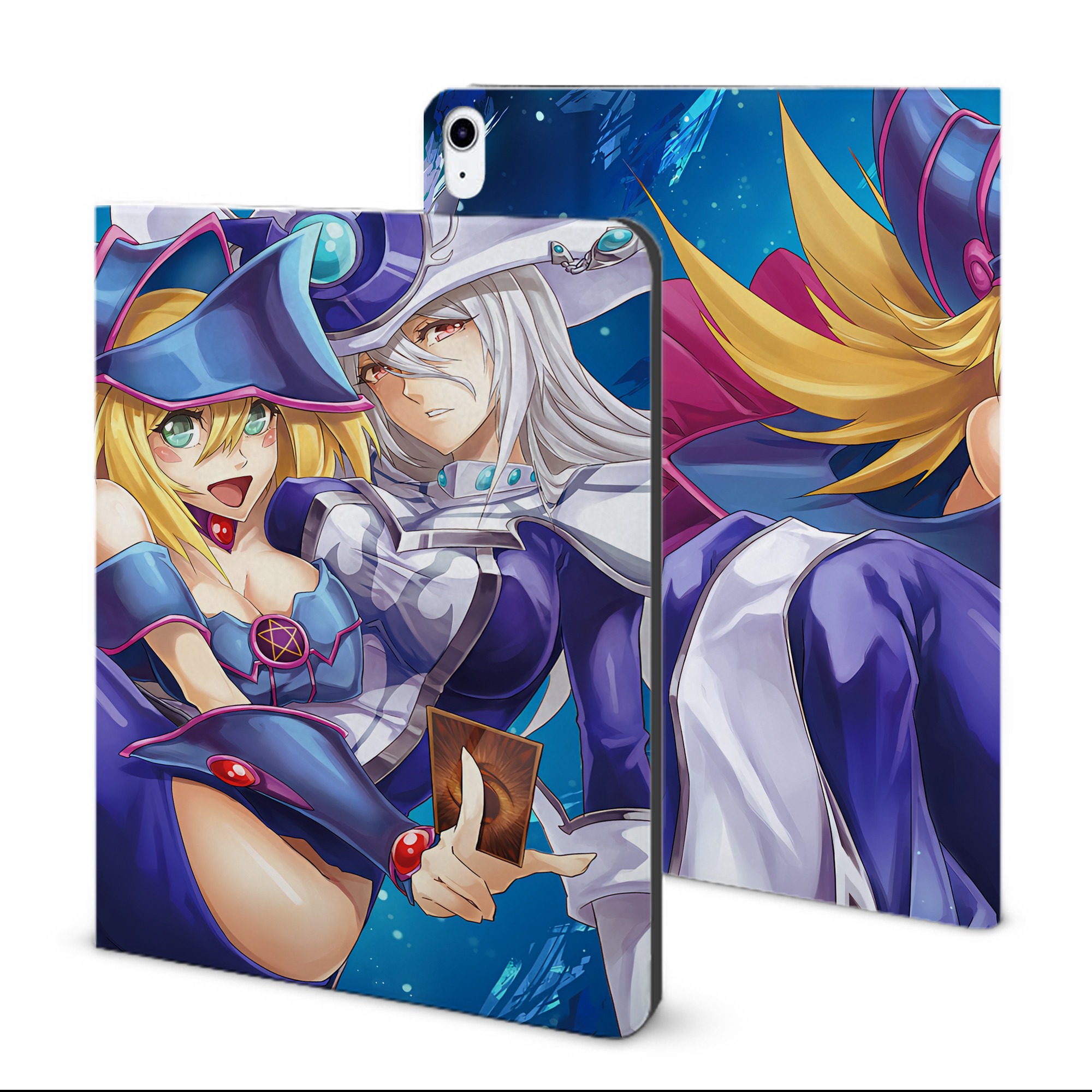 （画像用） 遊☆戯☆王 Yu-Gi-Oh! IPad ケース ブック型 PUレザー TPU 耐衝撃 軽量 薄型 ペン収納なし 全面保護 IPad 各モデル対応